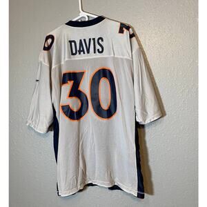 Reebok 30 Reversible Reebok Size 56 White Blue Orange Jersey Terrell Davis 4XL